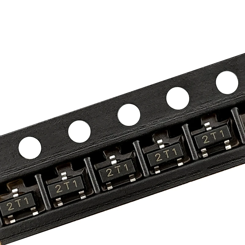 (100 pcs) S9012 SOT-23 SMD PNP Signal transistor triode 200MA 500MA (Marking 2T1)