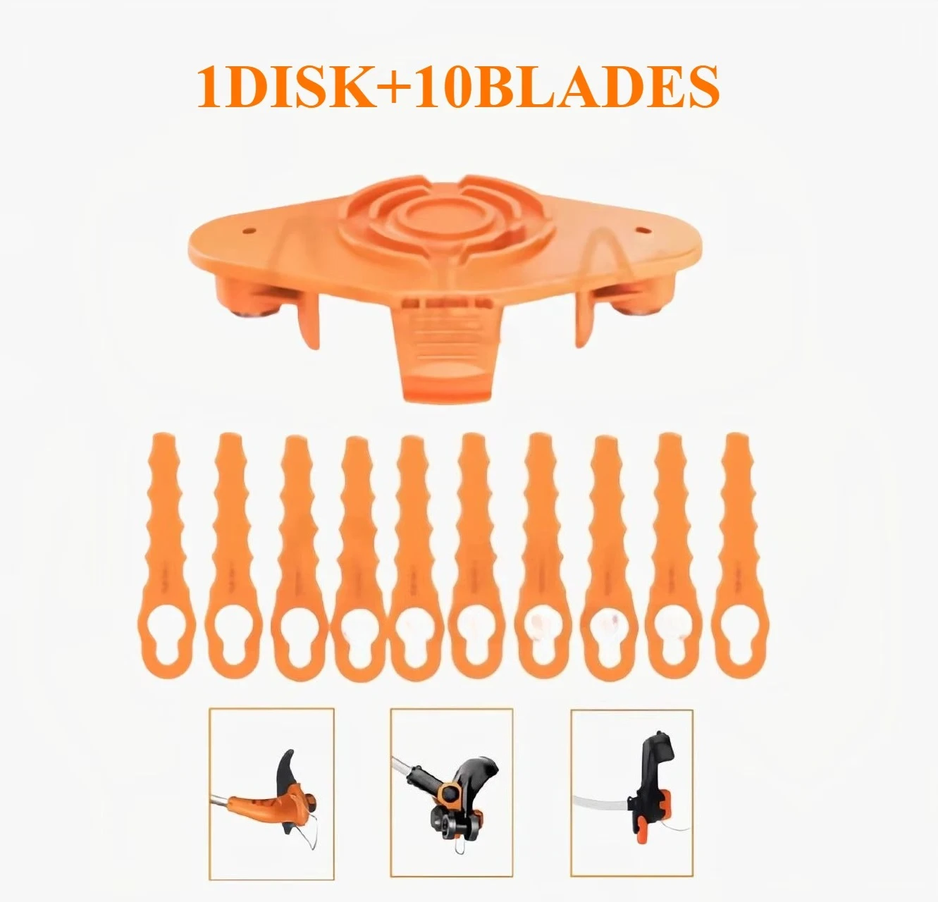 Suitable for WORX WG150 lawn head cutter, lawn cutting blade replacement WA0010 spool