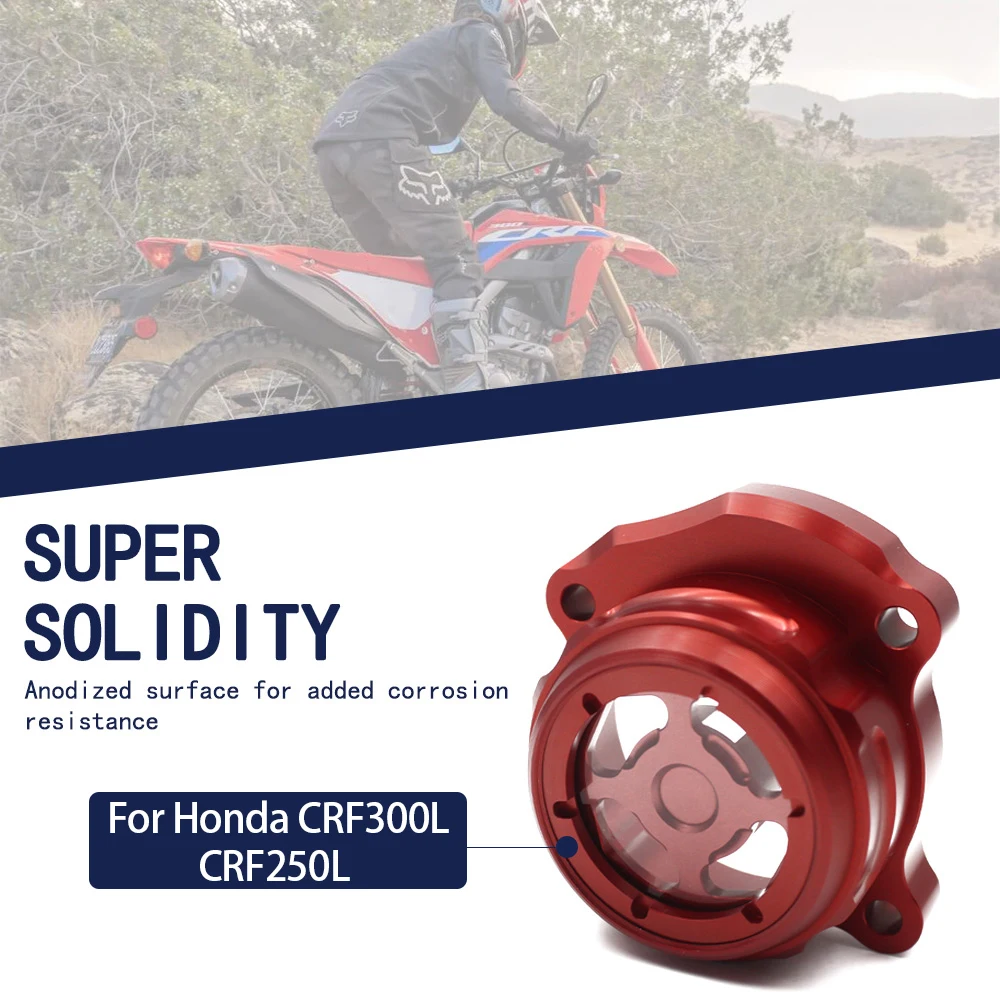 

Motorcycle Oil Filter Cover Cap For HONDA CRF250L CRF300L CRF250 RALLY CM300 CRF250 300L CRF 250L