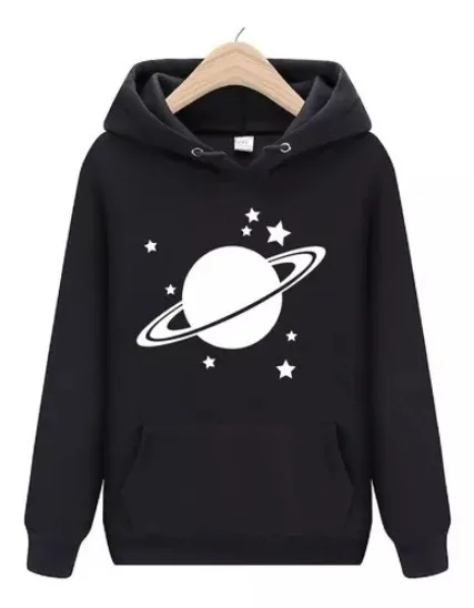 Blusa Moletom Feminina Canguru Planeta Estrela Alien Tumblr Promoção