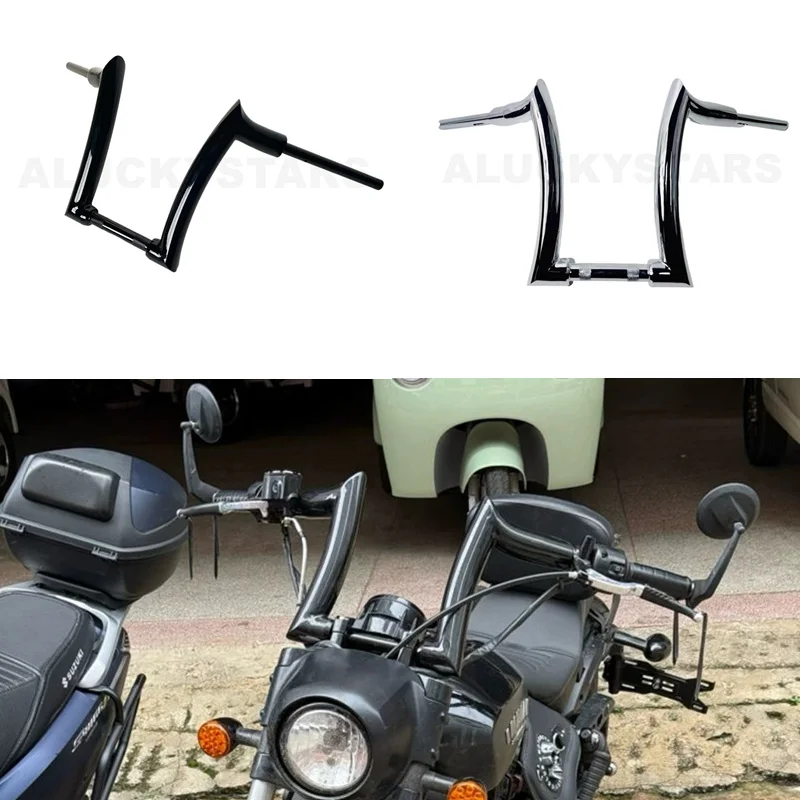 

Мотоциклетный руль 10 "12" 14 дюймов, 2-дюймовая вешалка для перетаскивания, высокое качество для Indian Scout Hussar Bobber 2015-2023