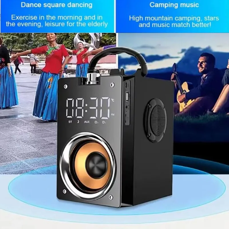 

Super Bass Bluetooth Support AUX TF FM Radio HIFI BoomBox Speakers Portable Column High Power 3D Stereo Subwoofer Caixa De Som