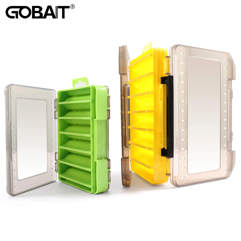 Fishing Lure Boxes Tackle Box Large Storage Double Sided Open Case Compartments Container Baits Gear Accesorios Set Pesca Tool