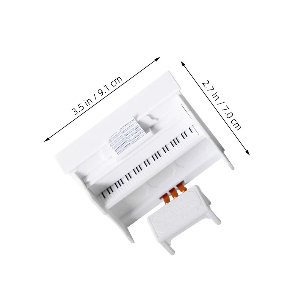 مجموعتان من مقعد البيانو المستقيم المصغر، تصميم واقعي، حجم محمول، مشهد كامل، متعدد الاستخدامات، دعامة تصوير صغيرة