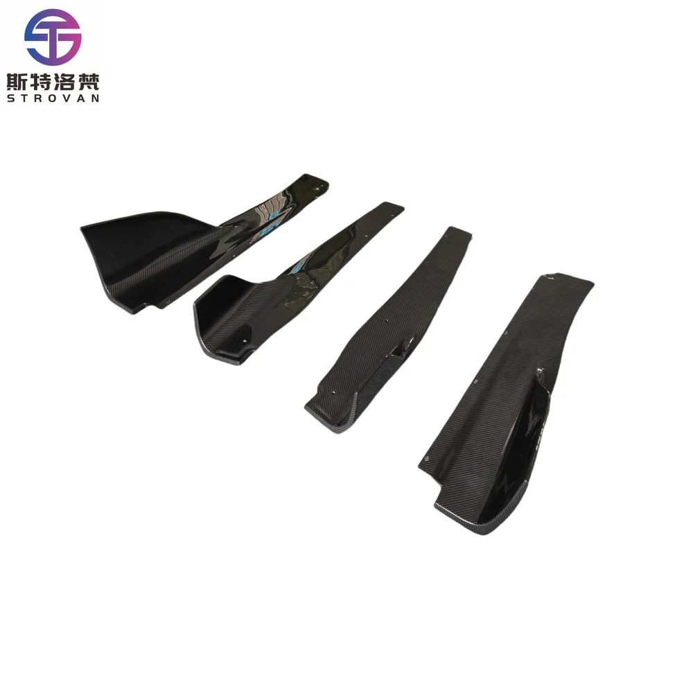 STLF Suitable for McLarens 720S retrofit upgrade Ry style carbon fiber side skirt threshold spoiler body kit