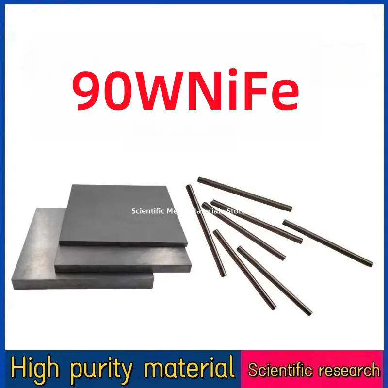 Tungsten nickel iron round rod plate counterweight shielding high gravity alloy WNiFe Tungsten nickel iron 90W