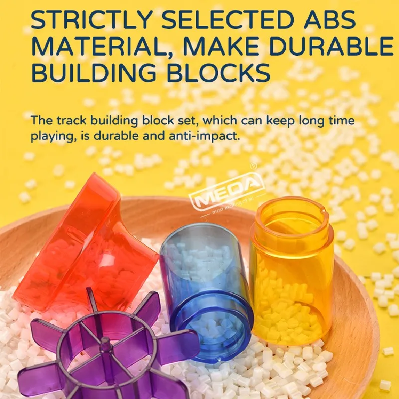 빛나는 대리석 미로 게임 빌딩 장난감 반투명 대리석 조각 및 유리 대리석 세트 어둠 속에서 빛나는 STEM 학습 장난감