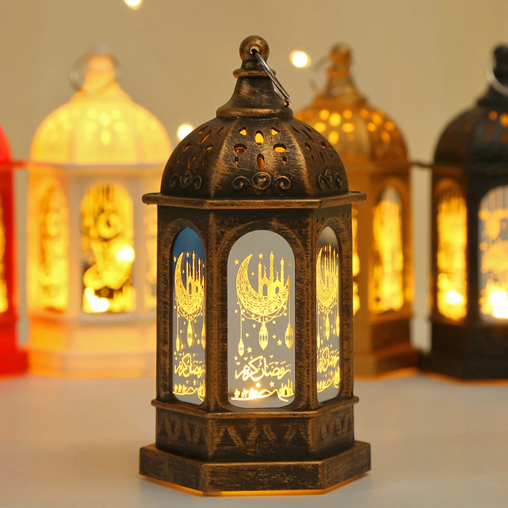 Ramadan Lantern Festival LED Electronic Night Light Decoration Table Lamp Ramadan Decoration For Home Decor