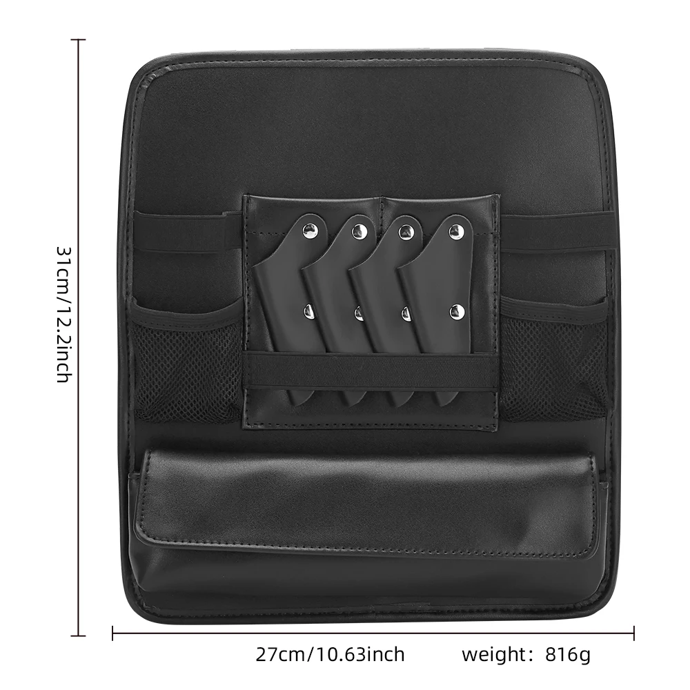 Barber Chest Bag Hairdresser Scissor Bag Double-layer Multi Pockets Lightweight Space Saving Hair Clipper Combs Organizer Tools