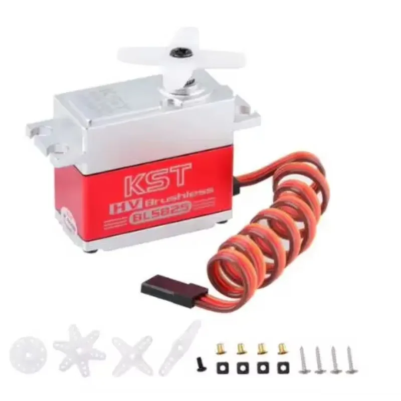 RoRuSKST 70g/ 35kg/ 0.11 Sec HV Brushless Digital Hardened Steel Gear Servo BLS825 For RC Model 550-700 Helicopter Airplane Dron