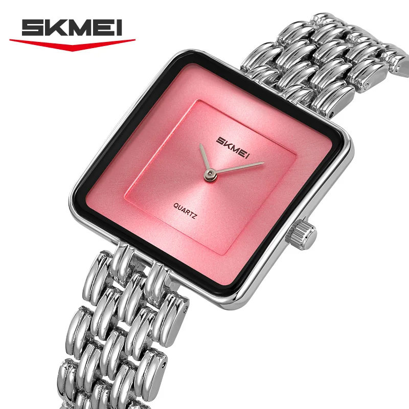 

SKMEI женские элегантные милые кварцевые наручные часы простые роскошные часы для женщин модные 3 бара водонепроницаемые женские часы Reloj Mujer