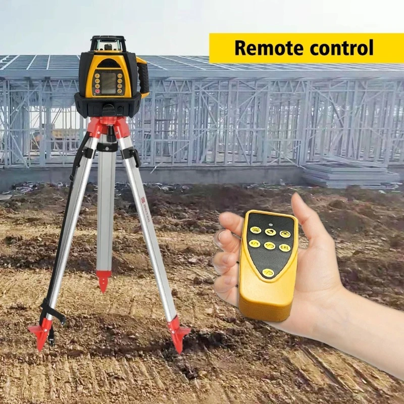 

207R Self-Leveling Rotary Laser Level with LCD 500m Working Range Red Beam for Construction And DIY Projects