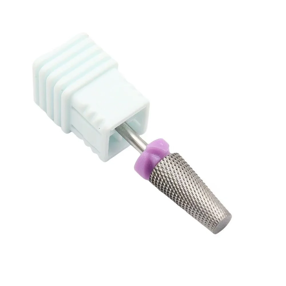 1 pc Tungsten steel nail drill bit, 3XF nail buffing head, used for acrylic nail removal, polishing, nail tools, nail supplies