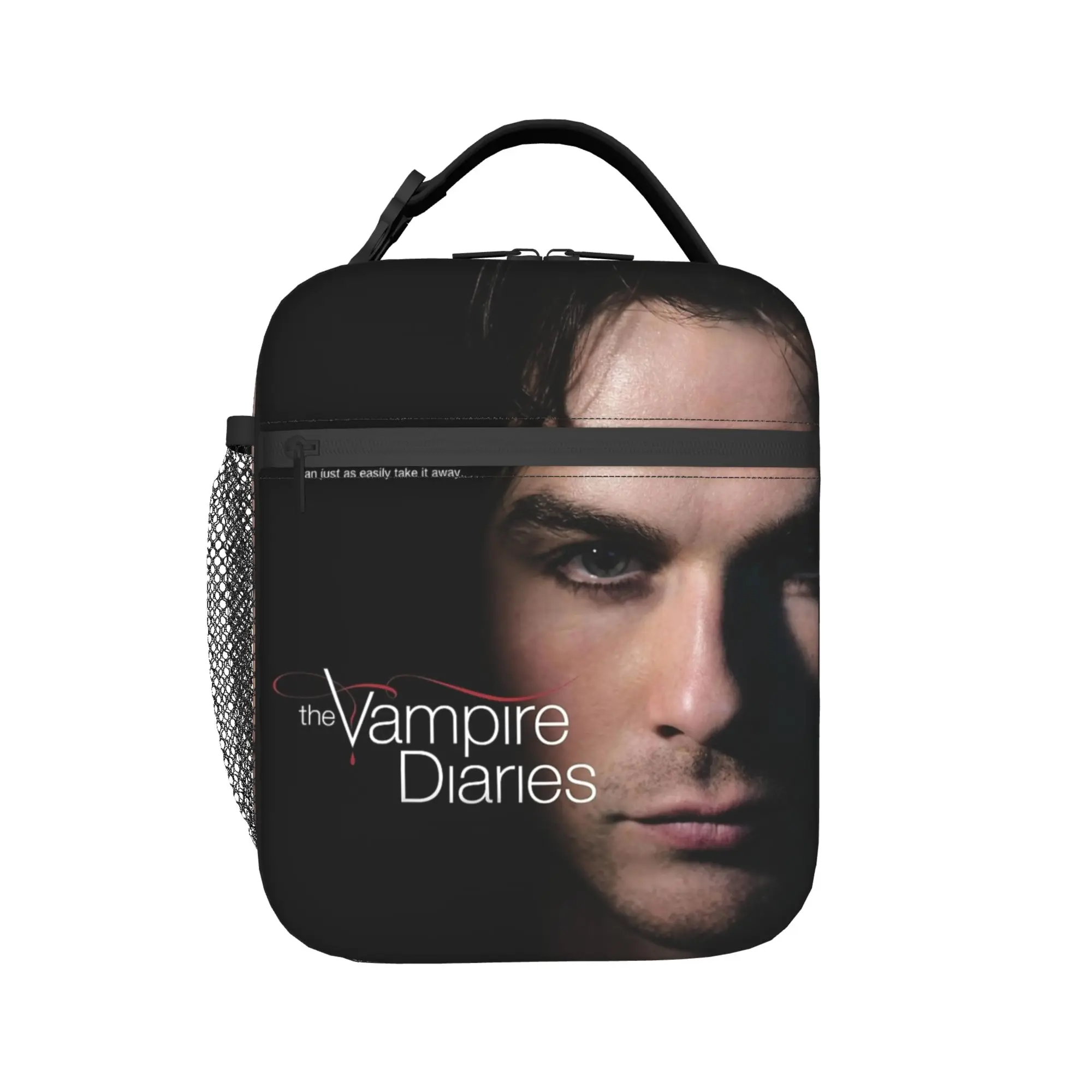 The Vampire Diaries Resuable Movie Lunch Bag For Child  School Designer Lunch Box Fashion Oxford Tote Food Bags
