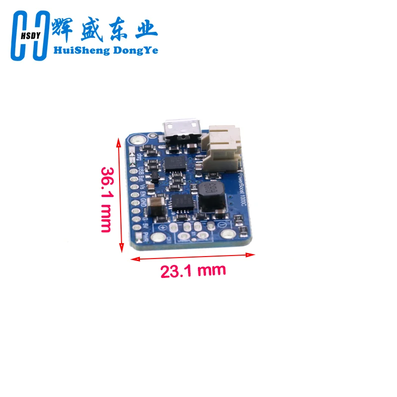 Rechargeable 5V Lipo USB Boost Charger 1A PowerBoost 1000 2465 Spot Module - High Capacity 1000C for Electronic Components