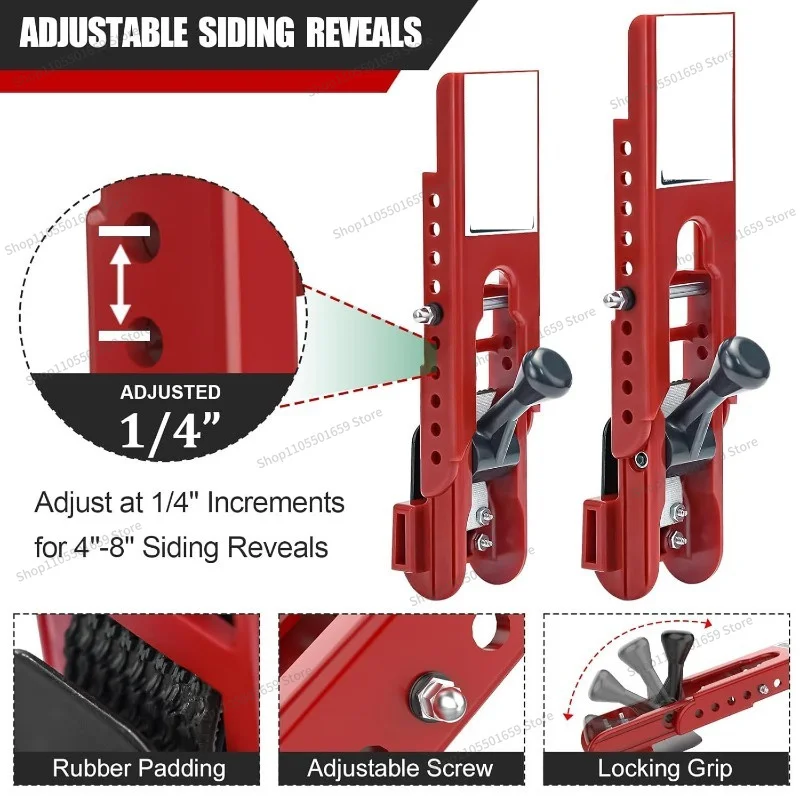 For wainscoting Installation Tools Gecko Furniture Gauge Red 3pcs