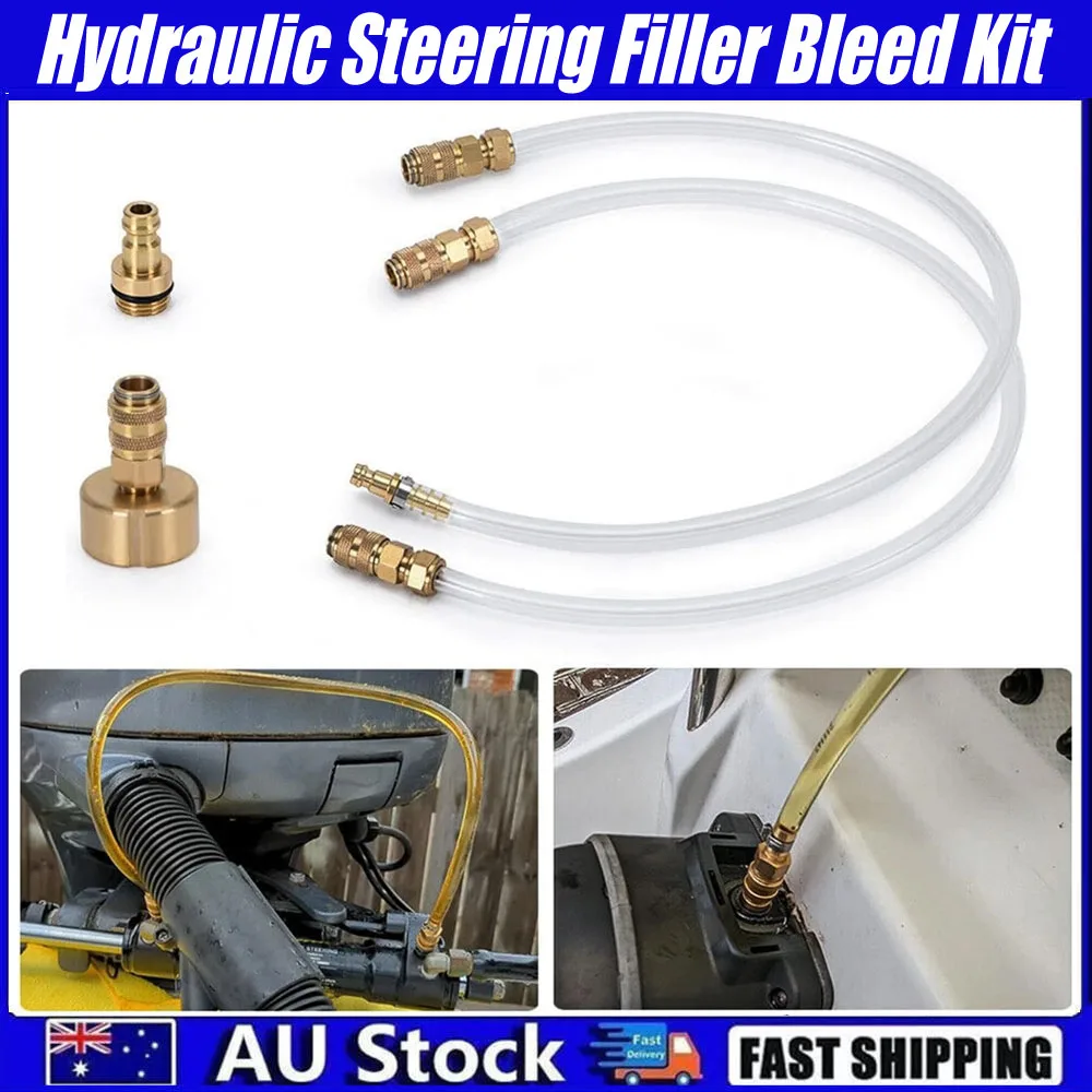 

Steering Filler Kit Rust Free Seastar Hydraulic Kit Hydraulic Steering Bleed Kit Compatible For Hydraulic Systems Steering