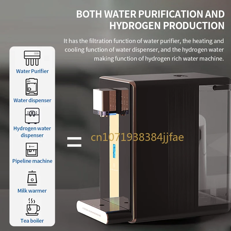 Hydrogen Water Dispenser 200GPD RO Hydrogen Generator Drinking Water Filter Purifier with Reverse Osmosis Purification System