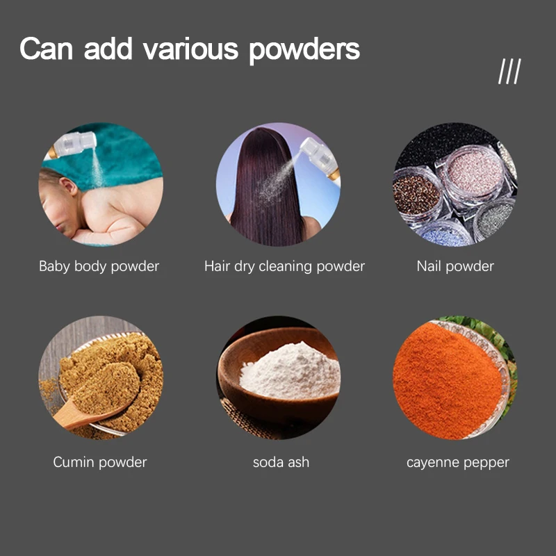 Bouteille de pulvérisation de poudre évasée, conteneur de chaleur piqueuse, outils de soins de la peau, 1 pièce