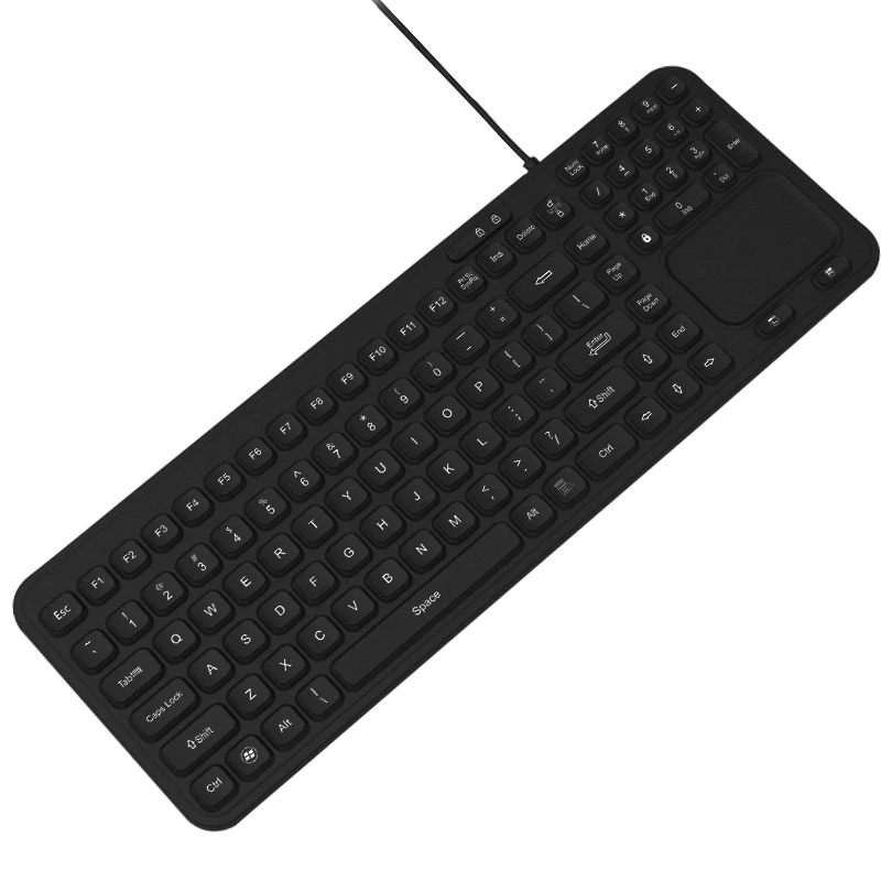 

IP68 waterproof silicone rubber computer keyboard for