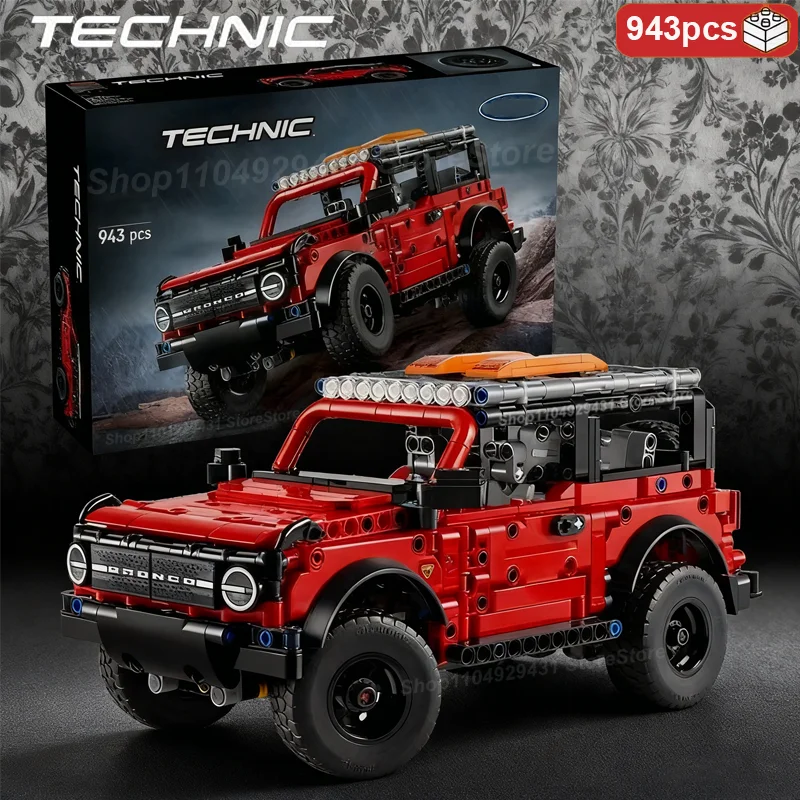 

Technical Off-Road Sports Cars Model Building Blocks Set Jeep Vehicle Children Education Toy Boy Birthday Christmas Gifts 943pcs