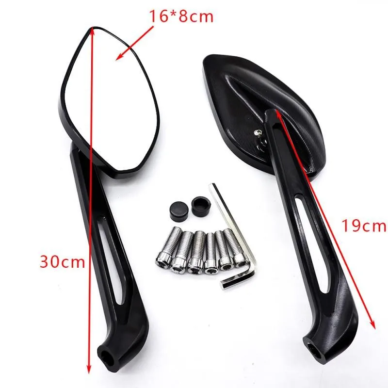 E-bike Mirror Scooter Large View Rearview Mirror Motorcycle Rearview Mirromodified Personality for Men and Women