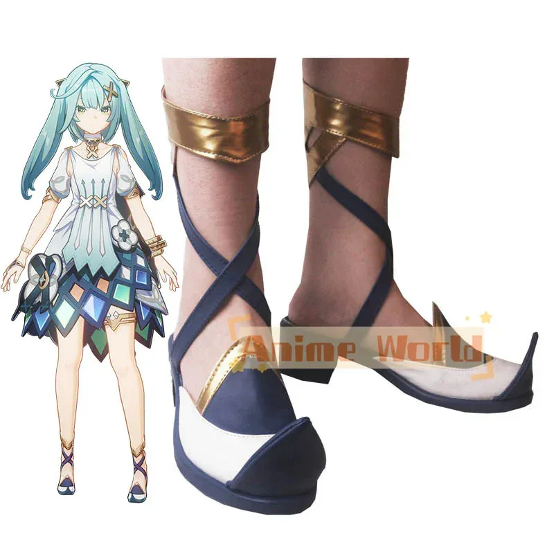 

Genshin Impact Faruzan Обувь для косплея Хэллоуин Карнавальные сапоги на заказ