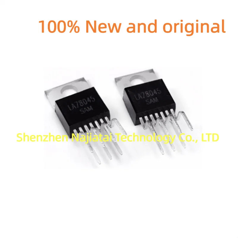 Chip IC LA78045 TO220-7 Original, 10 unidades/lote, 100% nuevo