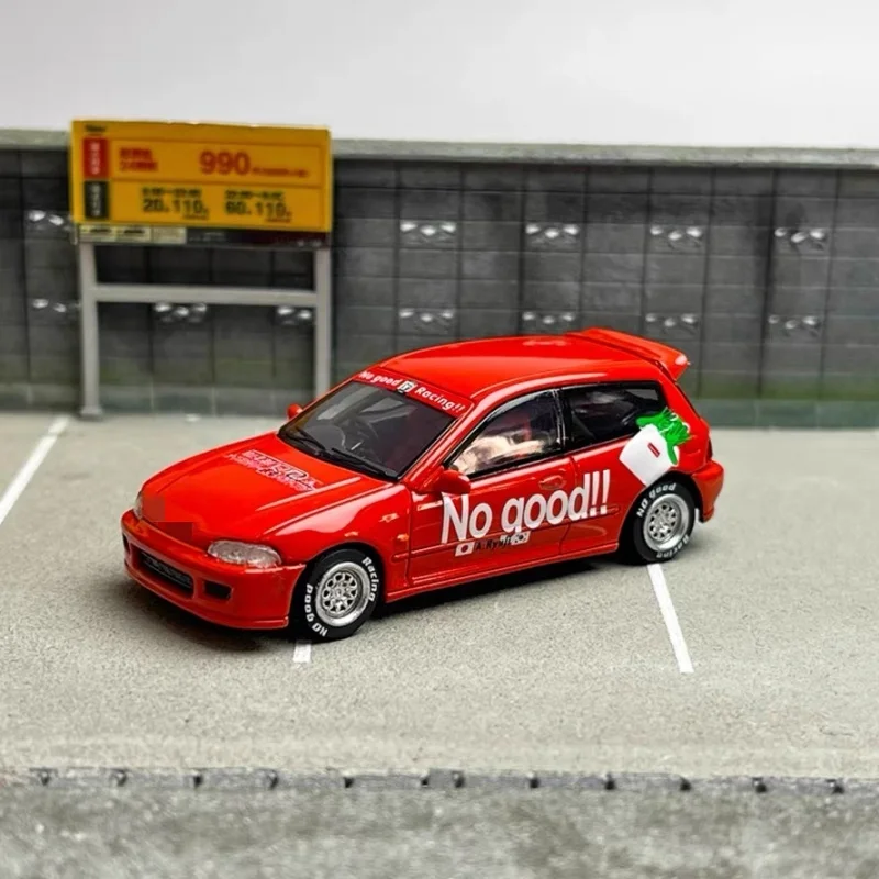 

Уличное оружие 1/64 Honda Civic EG6, специальная коллекционная модель автомобиля ограниченного выпуска