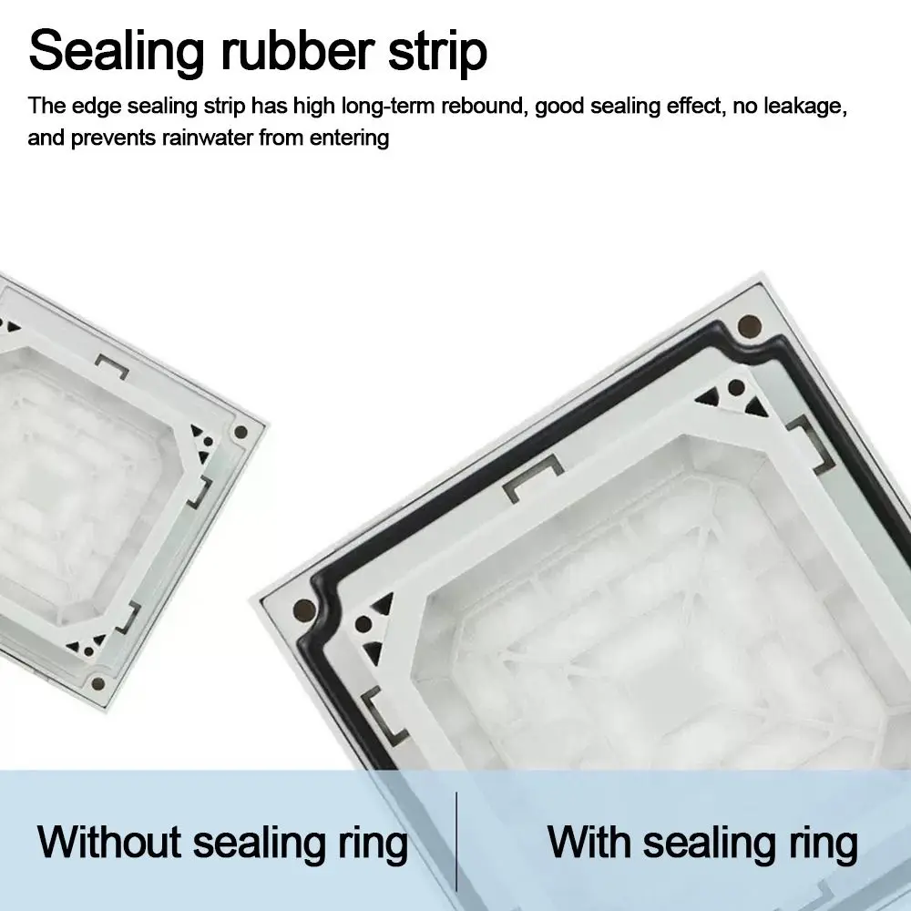 Air Ventilation System ABS Cabinet Ventilation Filter White Without Fan Shutters Fan Grille Fan Filter