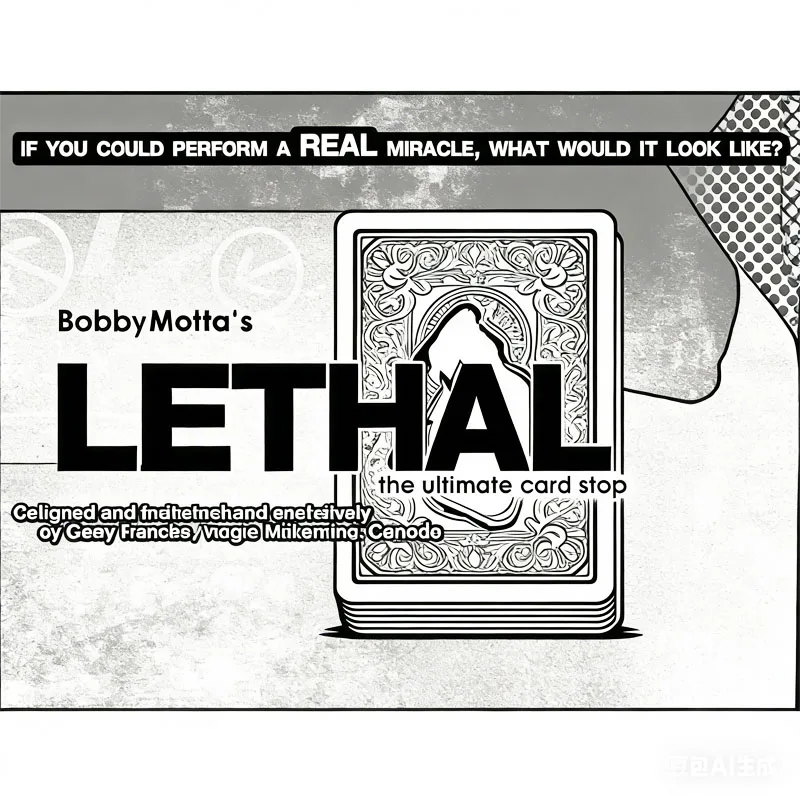 

Карточный трюк «Смертельная карта» для сценической магии, реквизит для фокусов, аксессуар, иллюзия