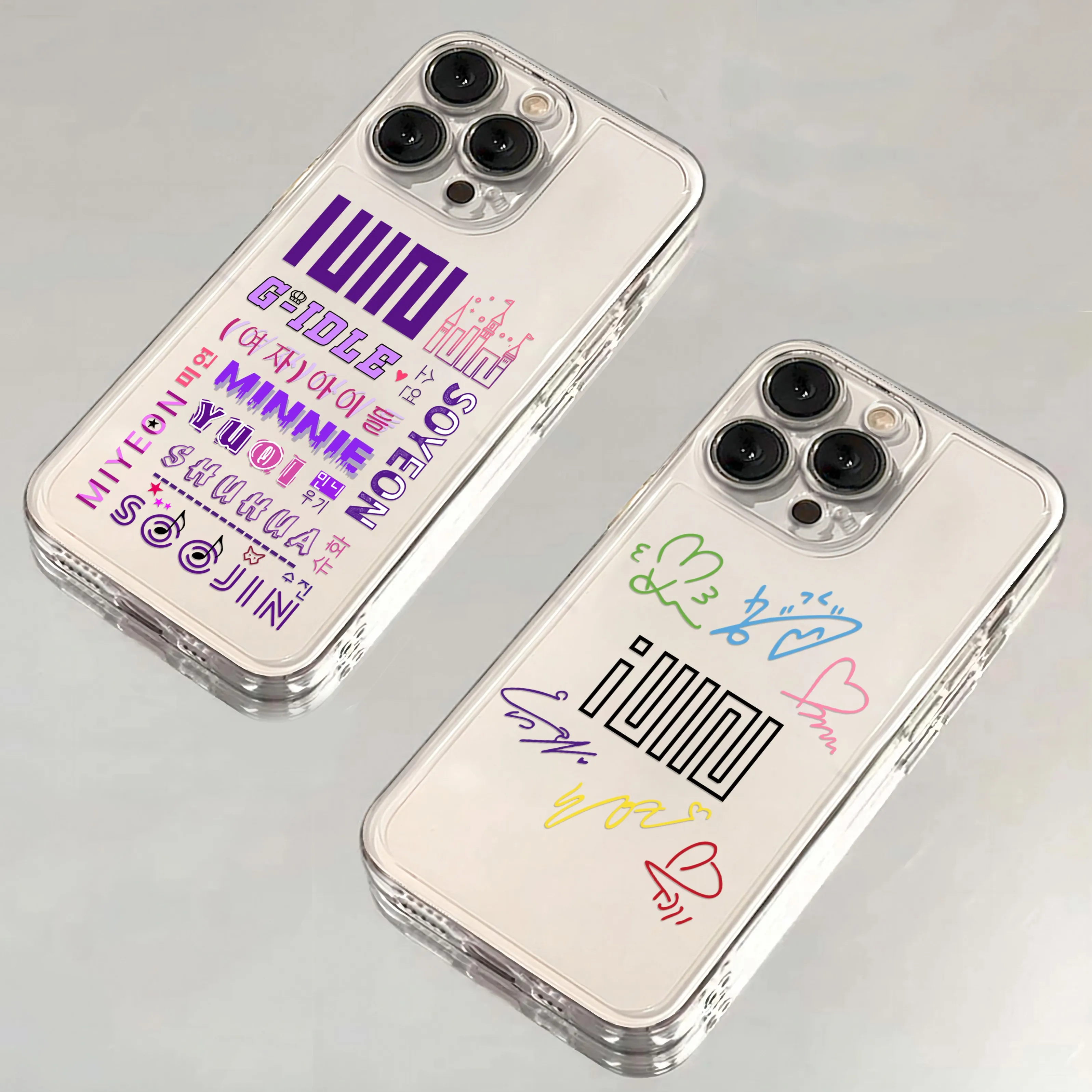 K-pop (G)I-DLE i Feel Phone Case For Xiaomi Redmi Note 13 12 12C 11 10 10C 13C 9 9s 9A 9T 9C 8 7 Pro Max 4G 5G Transparent Cover