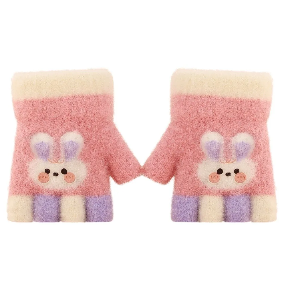 

Милые теплые зимние перчатки для детей 0-3 лет, ветрозащитные перчатки ярких цветов, морозостойкие мягкие вязаные перчатки для малышей