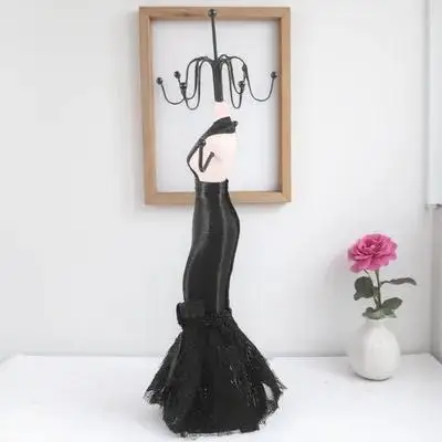 

Подставка для украшений: колье, серег, маленький манекен, вешалка, крючок, универсальная подставка для демонстрации ювелирных изделий для дома и коммерческого использования