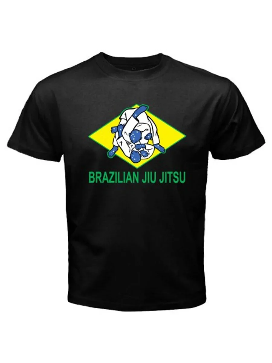 Brazilian Jiu Jitsu MMA Personalized Graphic Printed T-Shirt. Summer Cotton O-Neck Short Sleeve Mens T Shirt New S-3XL