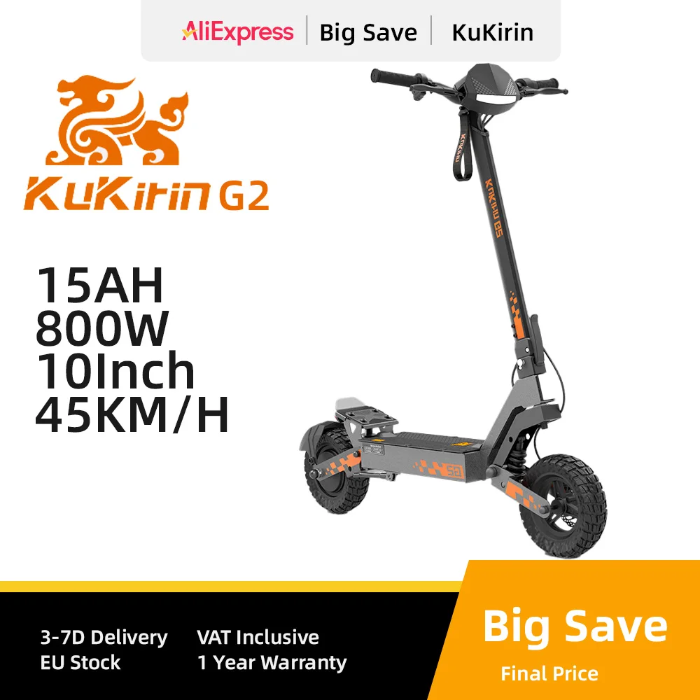 KuKirin G2 2024 Adult Electric Scooter 10