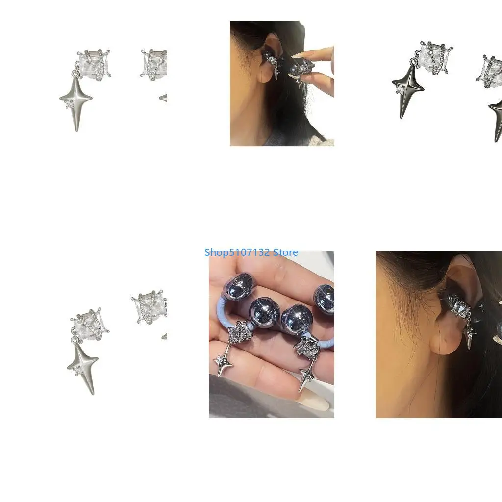 87HD Quality Clip On Ear Clip Adornment For Freeclip 1/2 Elegant Wear Occasions