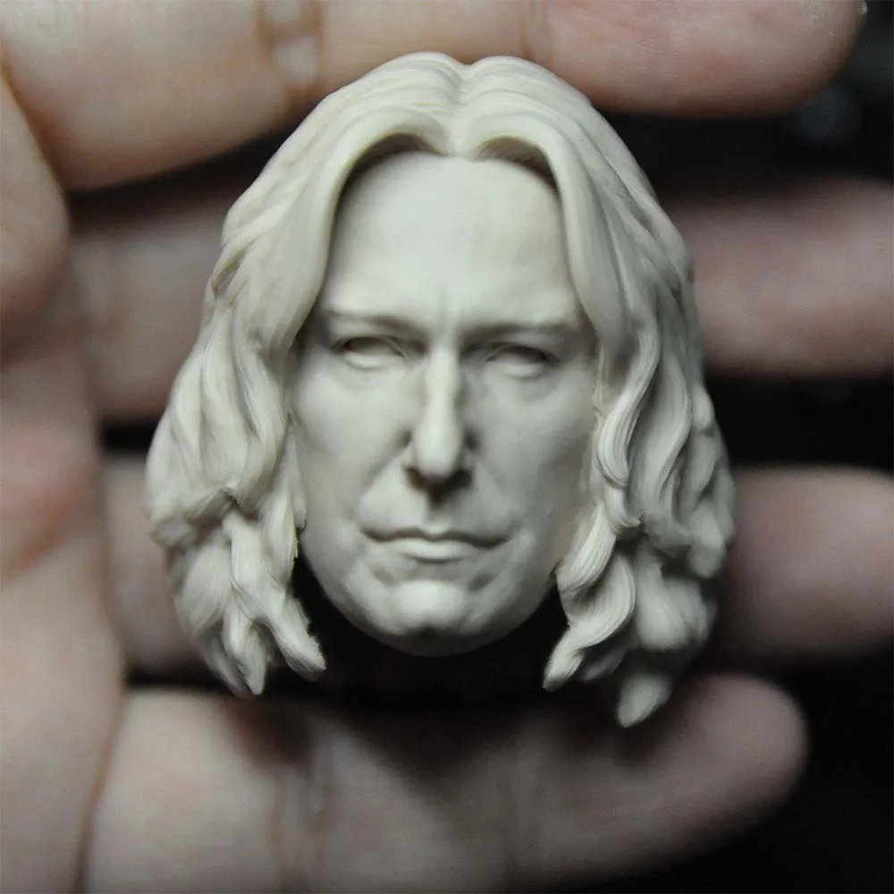 

1/6 Die Cast Resin Picture Model Assembly Kit Professor Snape Head Carving (55mm) Unpainted Free Shipping