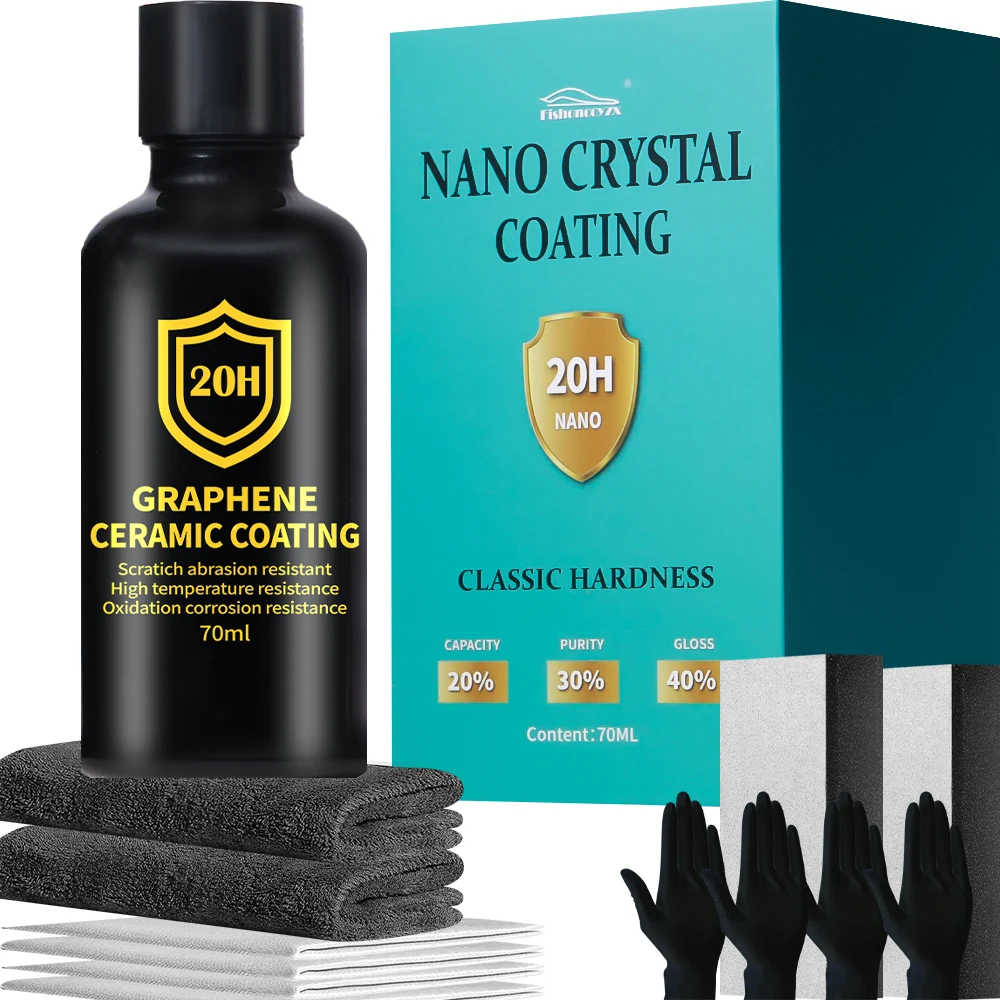 20H Graphene Ceramic Coating with Self Healing UV Track Technology Car Detailing Professionals 10+ Years of Protection