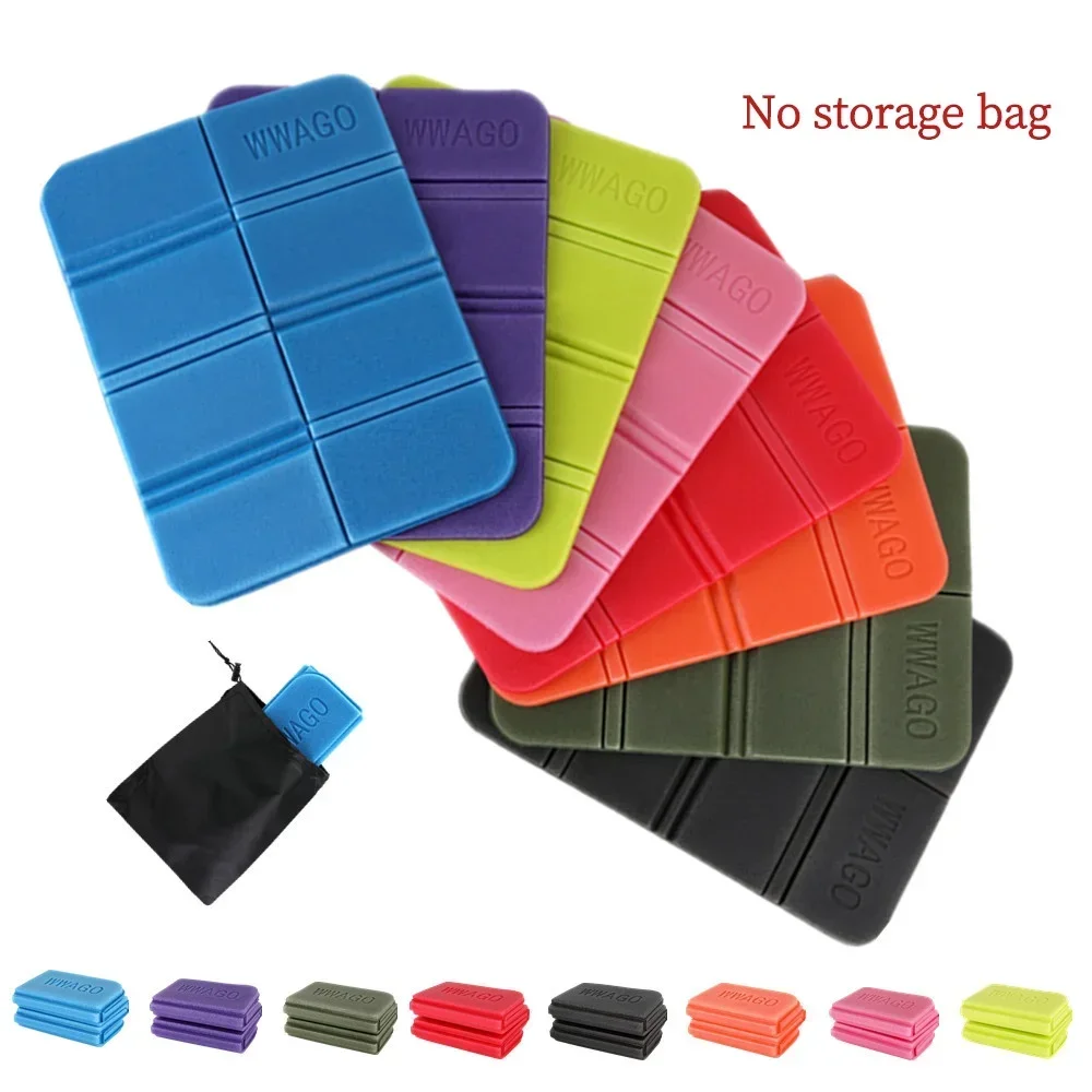 8 Color Portable Single Pad Outdoor Folding Pad Seat Cushion Picnic Mat Waterproof Moisture-proof EVA Household Products