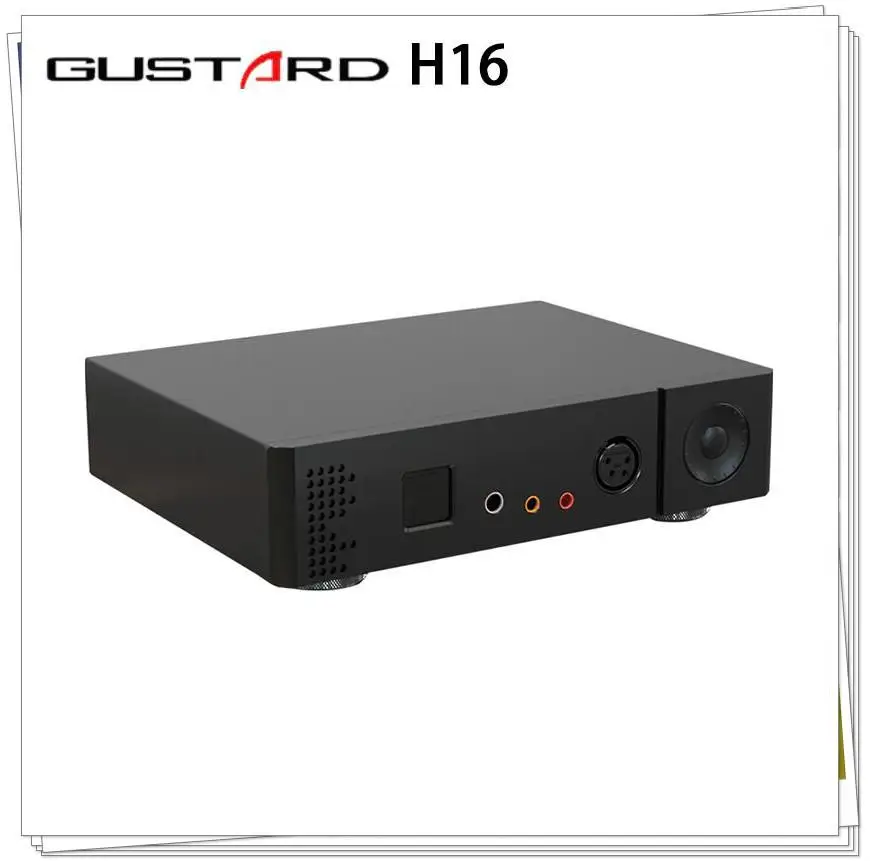 GUSTARD H16 High Resolution OLED Display XLR/RCA Hifi Music Balanced Headphone Amplifier Pre Amplifier Remote control AMP