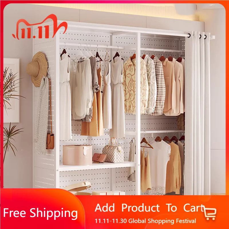 

Storage Display Closet Organizer Bedroom Clothes Partitions Portable Cabinet Wardrobe Living Room Muebles Lounge Suite Furniture
