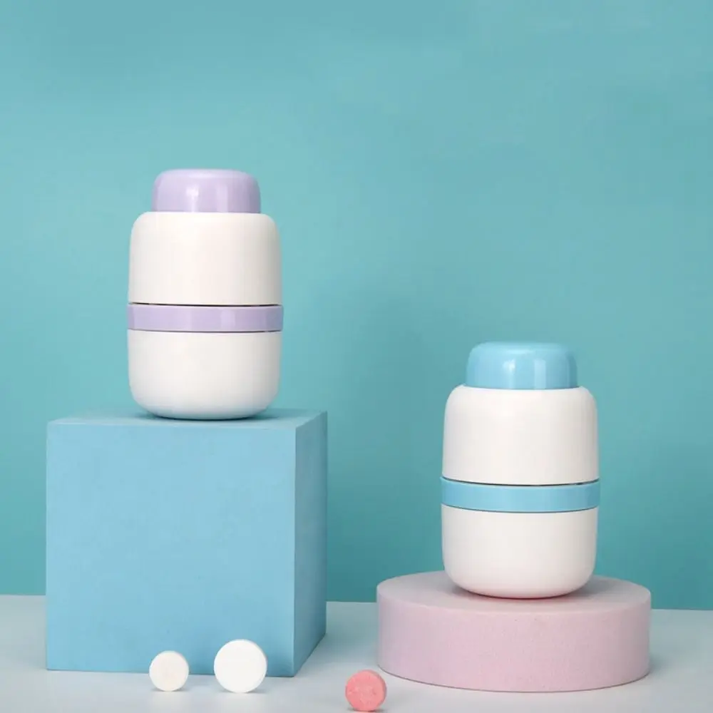 

Medicine Boxes 2-in-1 Pill Box Portable Plastic Pill Cutter Waterproof Sealed Pill Organizer Case Travel