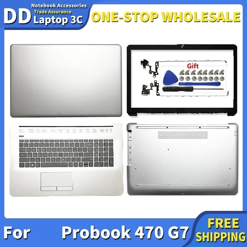 

NEW For Probook 470 G7 LCD Back Cover Front Bezel Palmrest Keyboard Laptop 470 G7 Case Bottom Cover Lid L83728-001 L83727-001