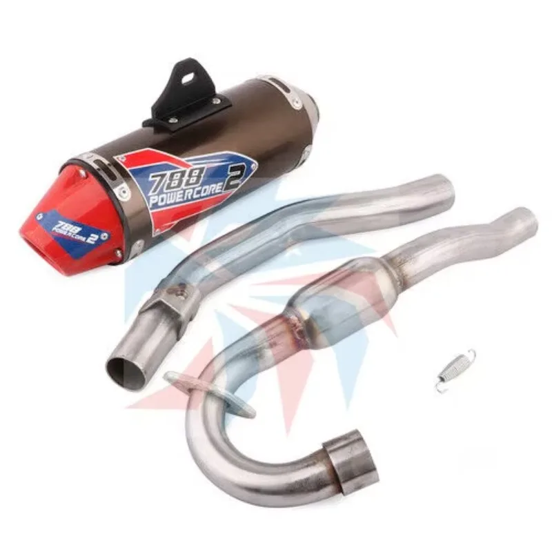 Selo silenciadores de escape de motocicleta de alto desempenho para honda crf230f crf250f 2003 a 2013 sistema de escape muffle de aço inoxidável