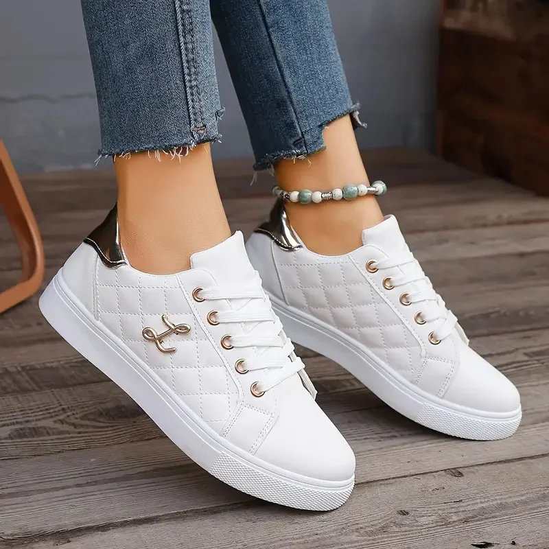 Women Sneakers 2024 Summer Fashion Breathable Shoes Woman Soft Sole Walking Sneakers Casual Women Sneaker White Sneakers Women