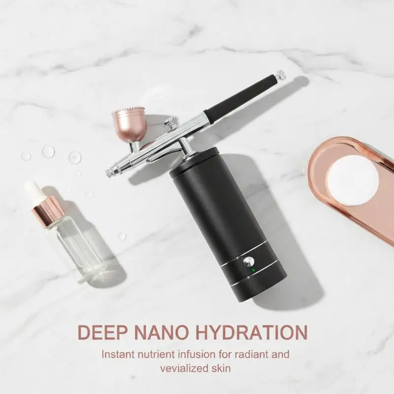 USB Charging Portable Airbrush Compressor Kit 0.3mm Nozzle for Tattoo Body Paint Craft Art Hobby Projects