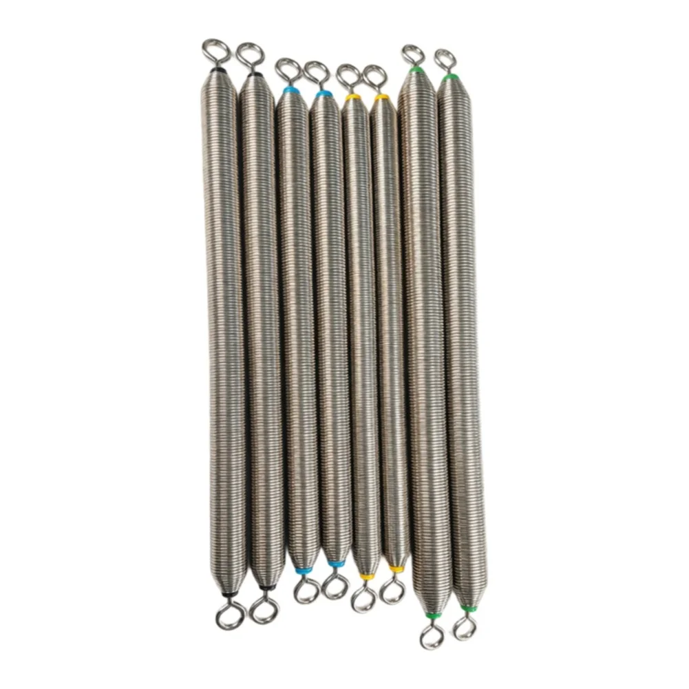 Pilates Spring Wire Steel Tension Double Ring 14LB-43LB Replacement Part For Yoga Pilates Table Fitness Equipment Parts