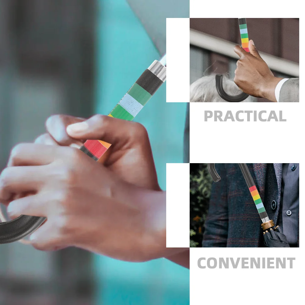 

2Pcs Replacement Handle for Umbrella Foldable Grip Parts Easy Install Secure Comfortable Hold Rain Use Umbrella Grip Replacement