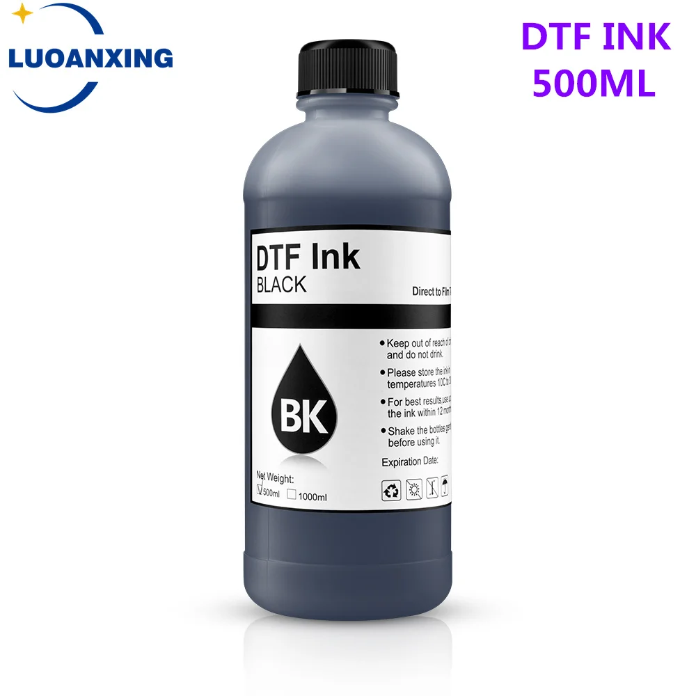 500ML DTF ink kit for direct transfer film for PET film DTF ink all desktop & large format DTF printer 1BK 1C 1M 1Y 1WH1CS